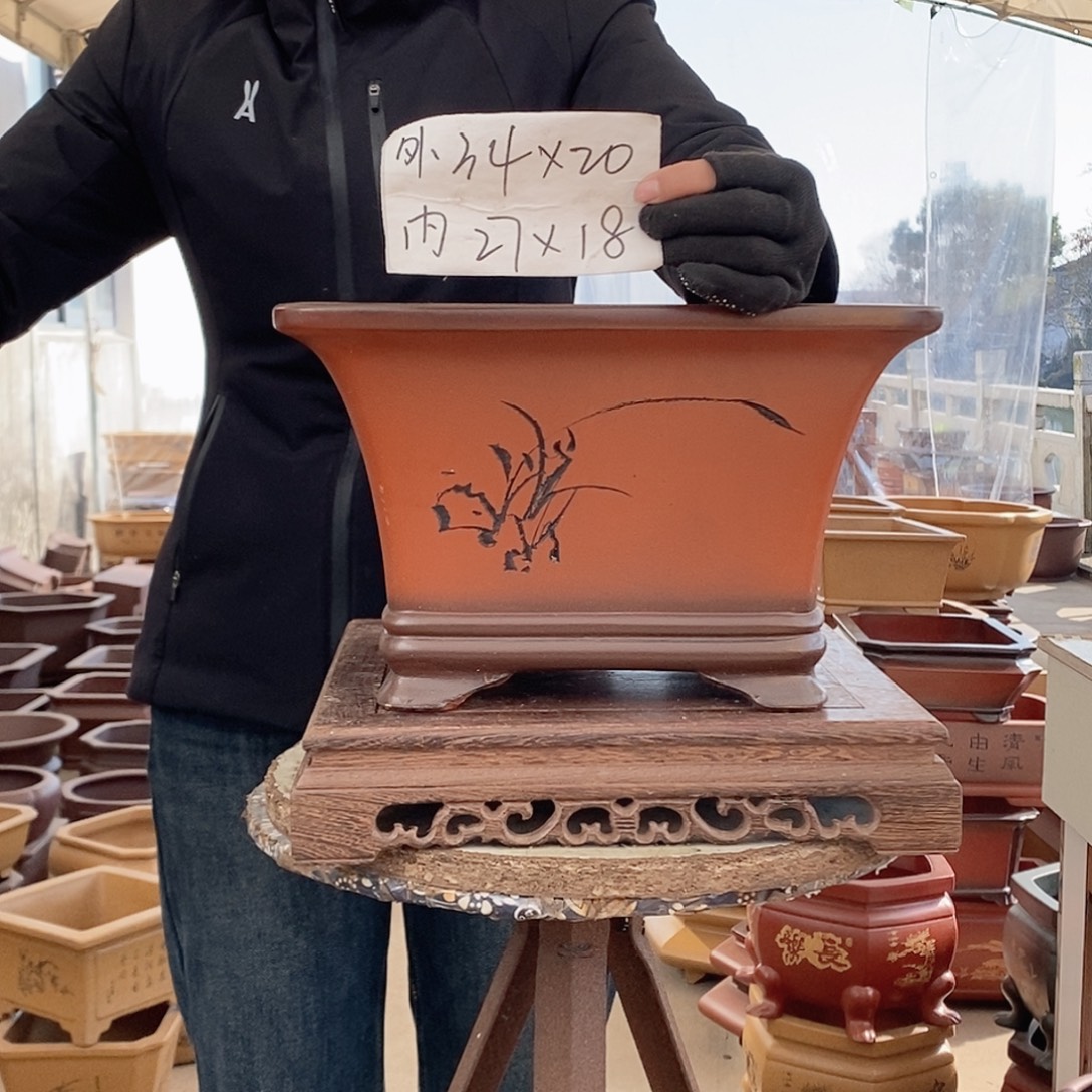 紫砂花盆紫砂花盆