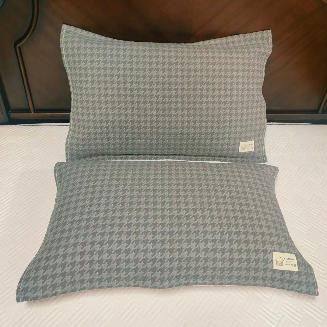 纯棉纱布枕巾50*75微瑕～R638