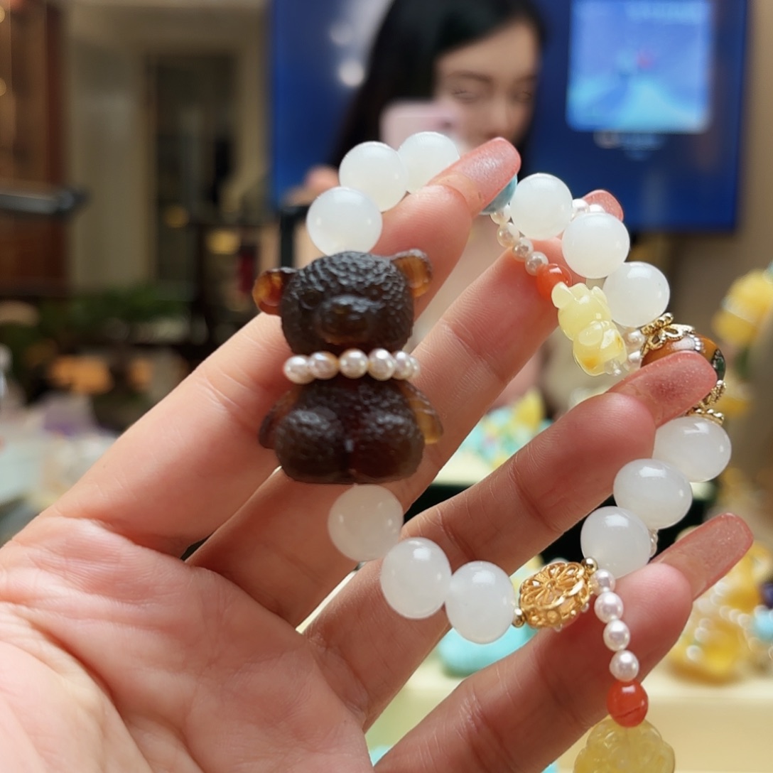 琥珀手链未镶嵌琥珀