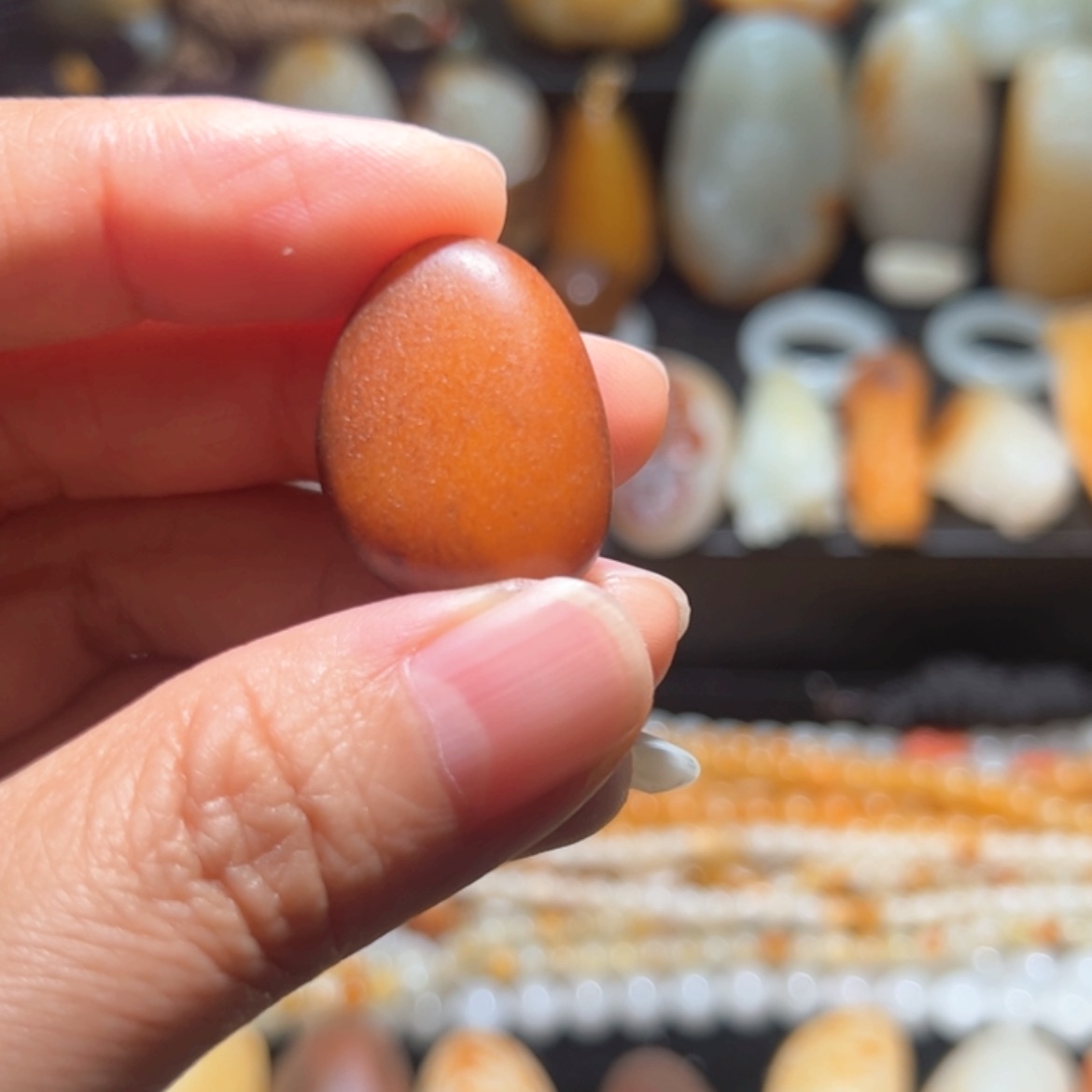 【闪购商品】和田玉（糖玉）未镶嵌颈饰青*