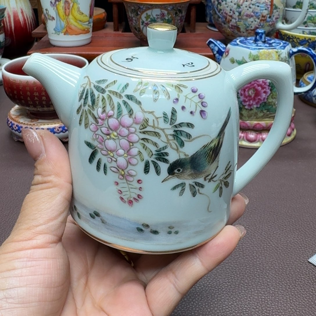 瓷片景德镇仿古手工制作精品展示