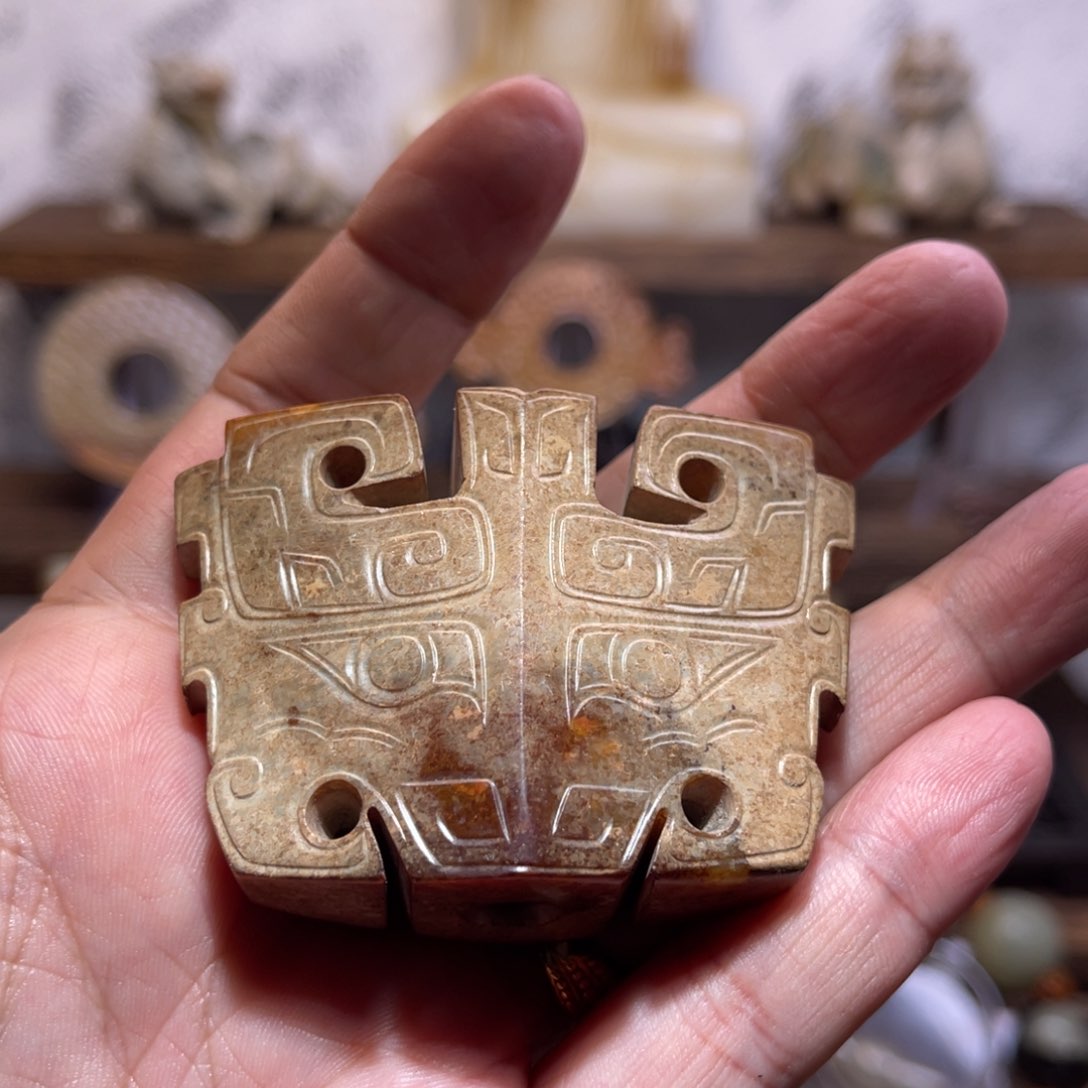 和田玉挂件未镶嵌福*