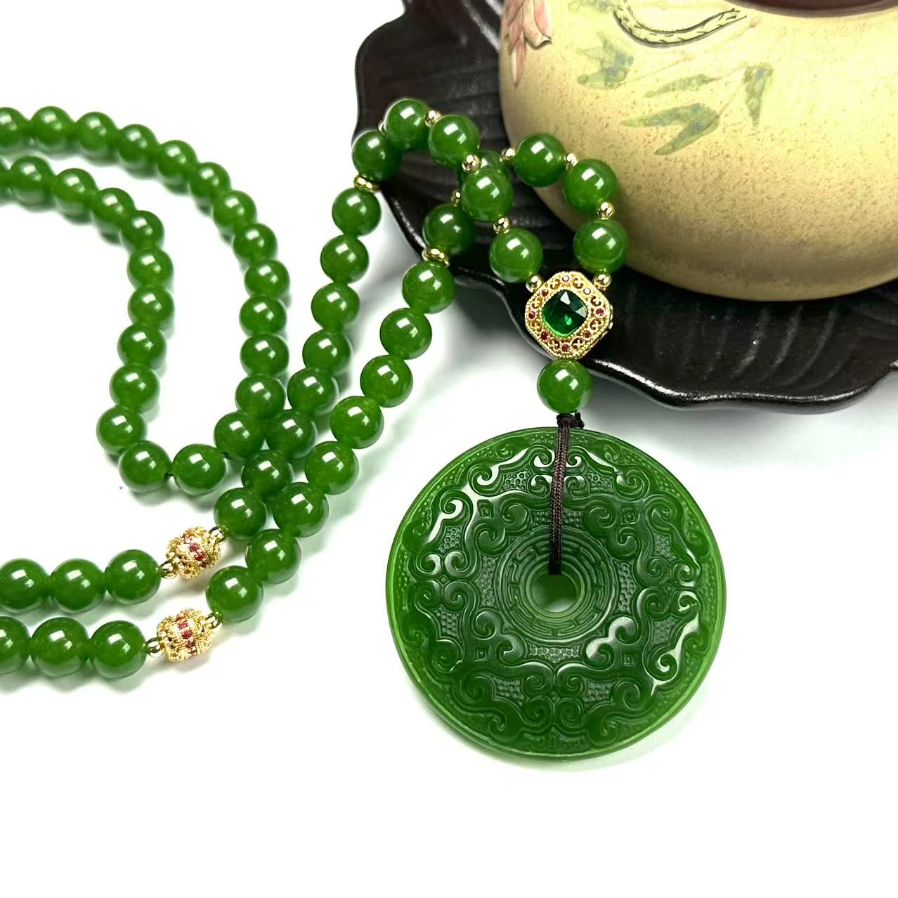 k876新款时尚百搭男女同款虬龙角吊坠多样性发一