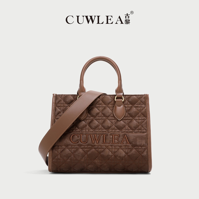 【CUWLEA/古黎】新款气质刺绣系列托特包GL-6137