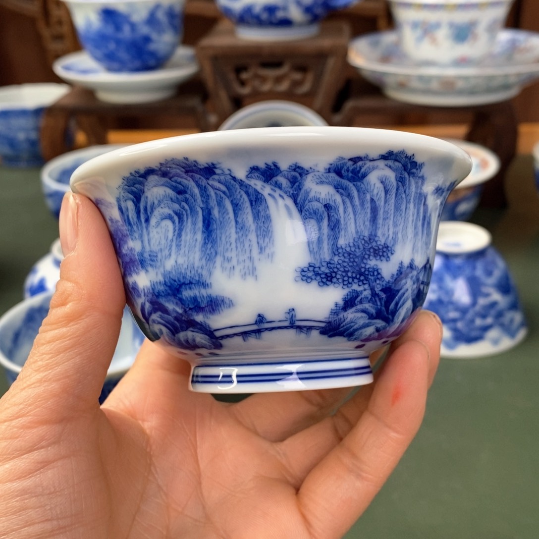 杯景德镇陶瓷手工手绘