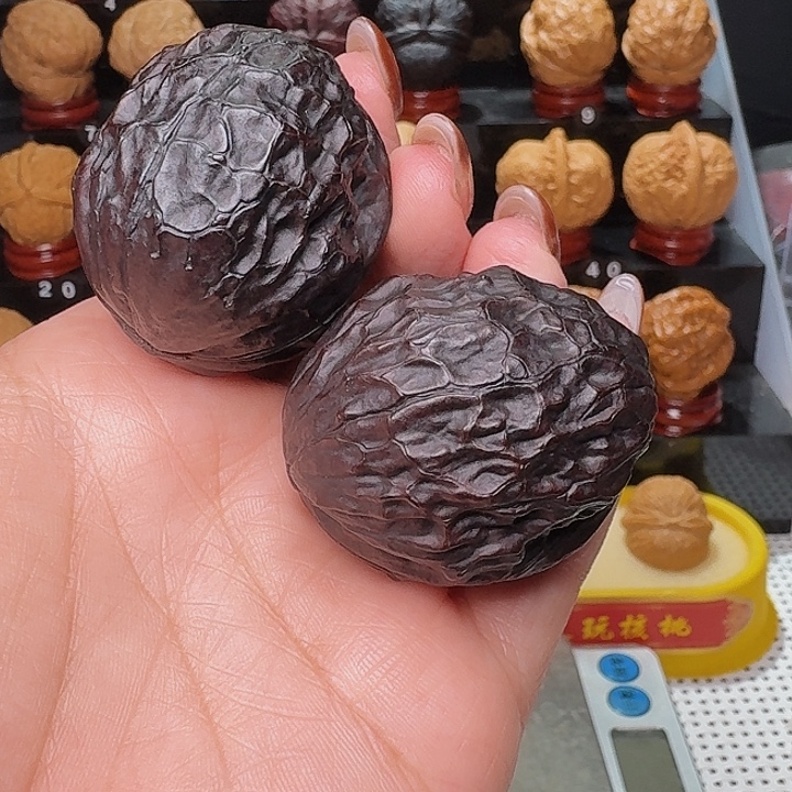 亓***予把件文玩核桃地闷玄武金蟾8888