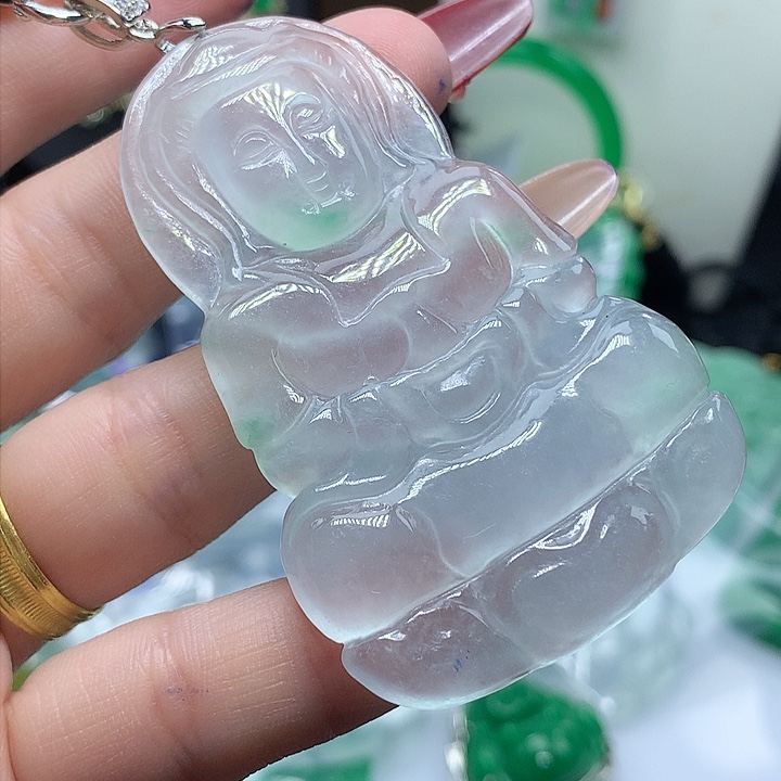 翡翠吊坠(赠链)未镶嵌章*哥