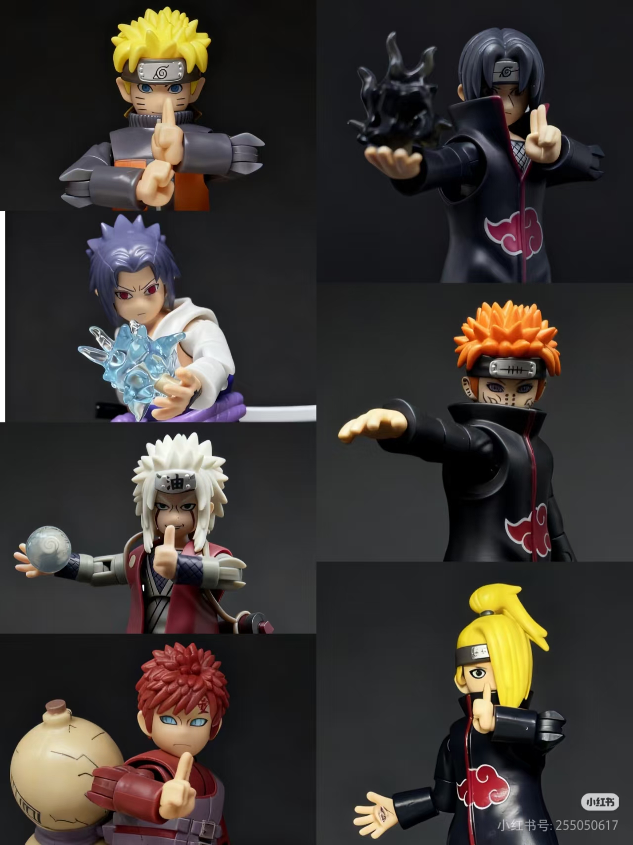 【拆盒】翔竣-火影忍者疾风传塑胶拼装人偶盲盒