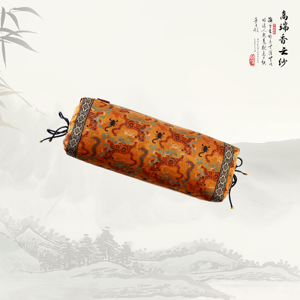 新款桑蚕丝国风新中式多色调节枕54227