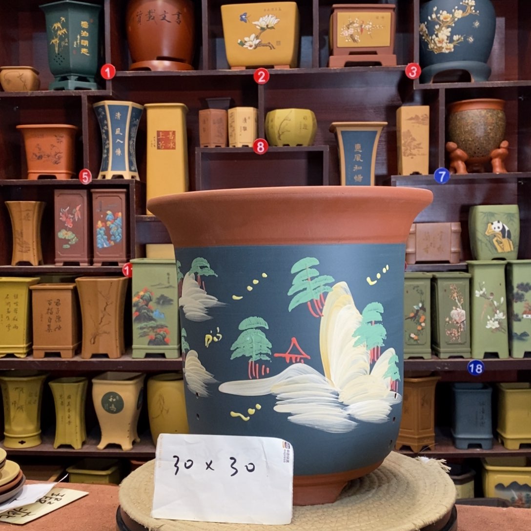 紫砂花盆紫砂艺术