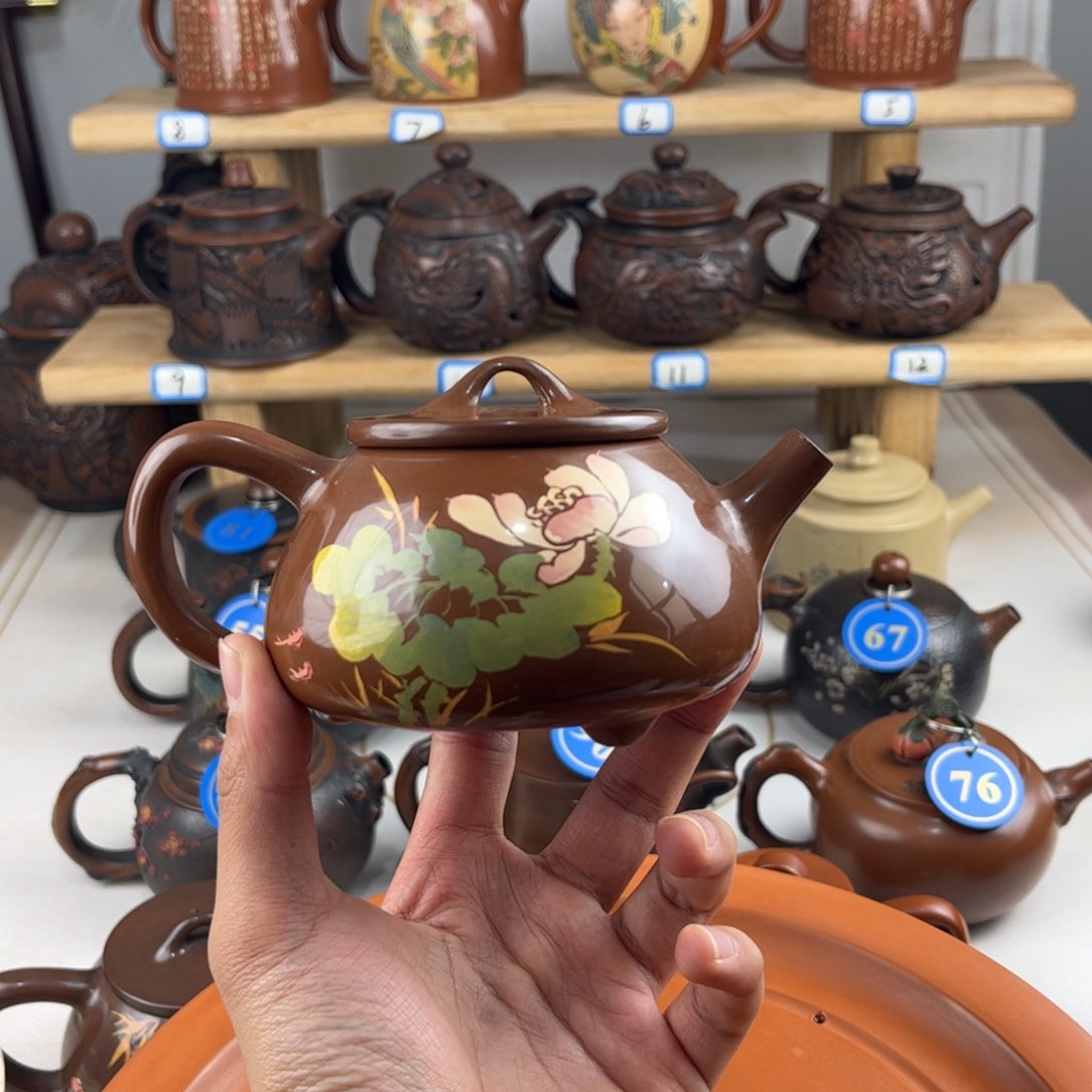 壶煎***馍瑕疵福利建水紫陶全手工制作，老匠人精工制作