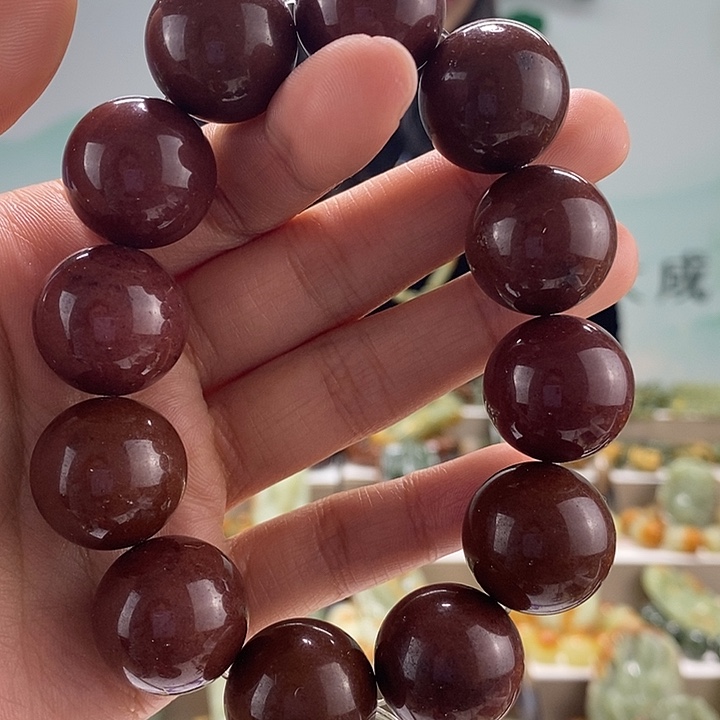 蛇纹石玉手链未镶嵌2.0多样性随机发一串