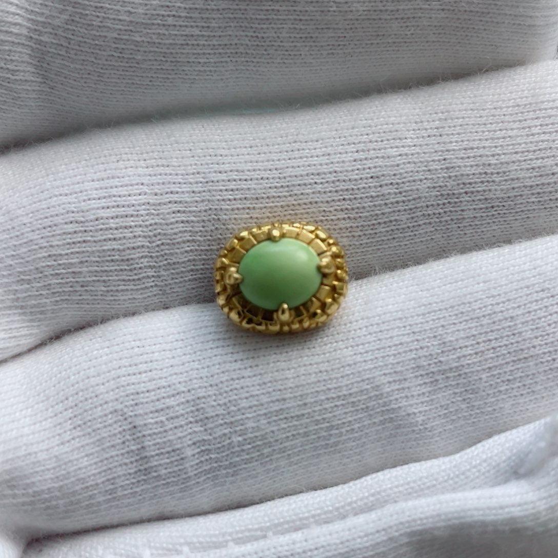 绿松石珠宝奇石足金镶嵌