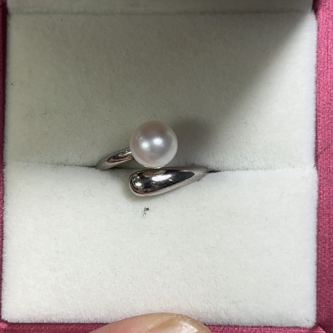 银S925镶嵌淡水珍珠颈饰