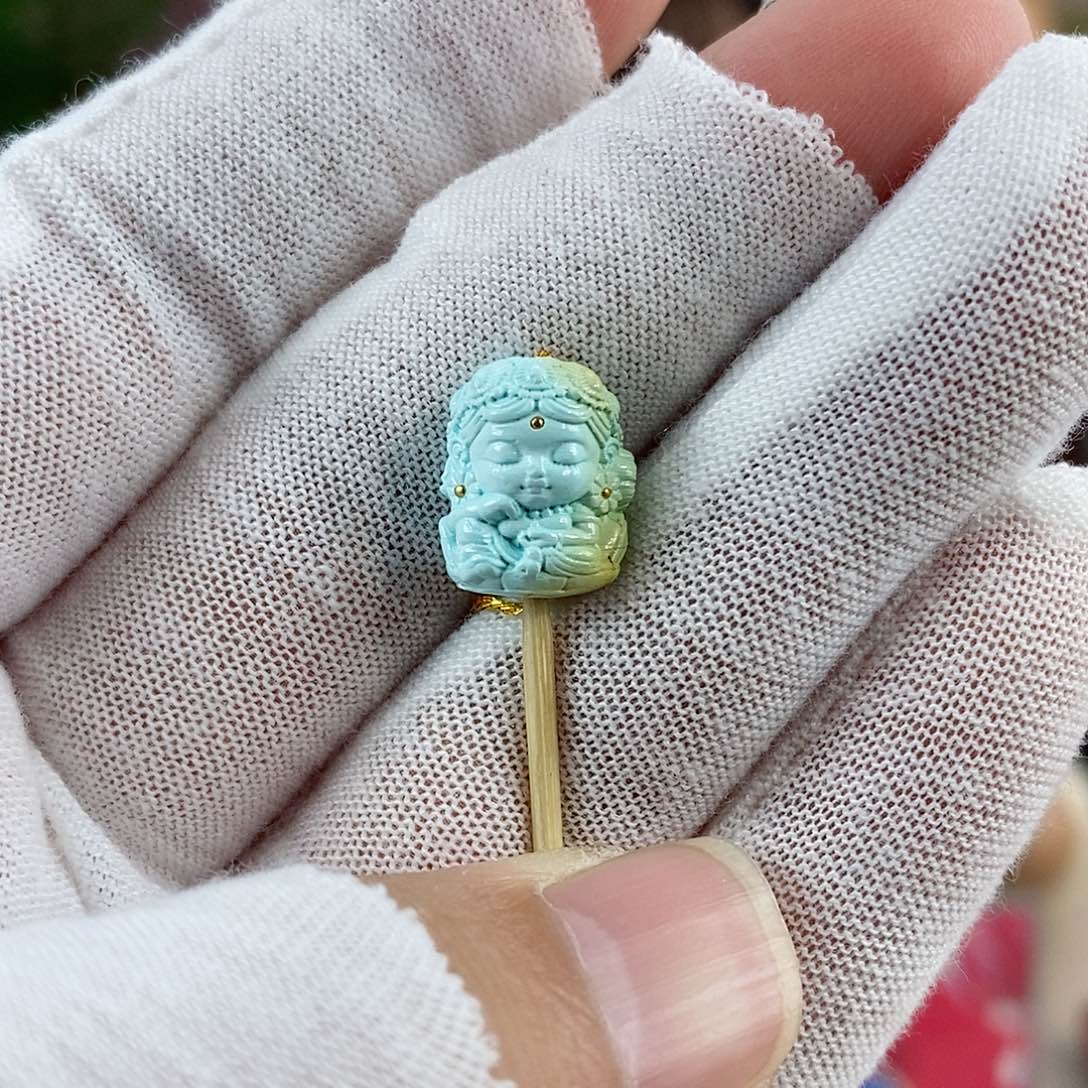 绿松石珠宝奇石未镶嵌