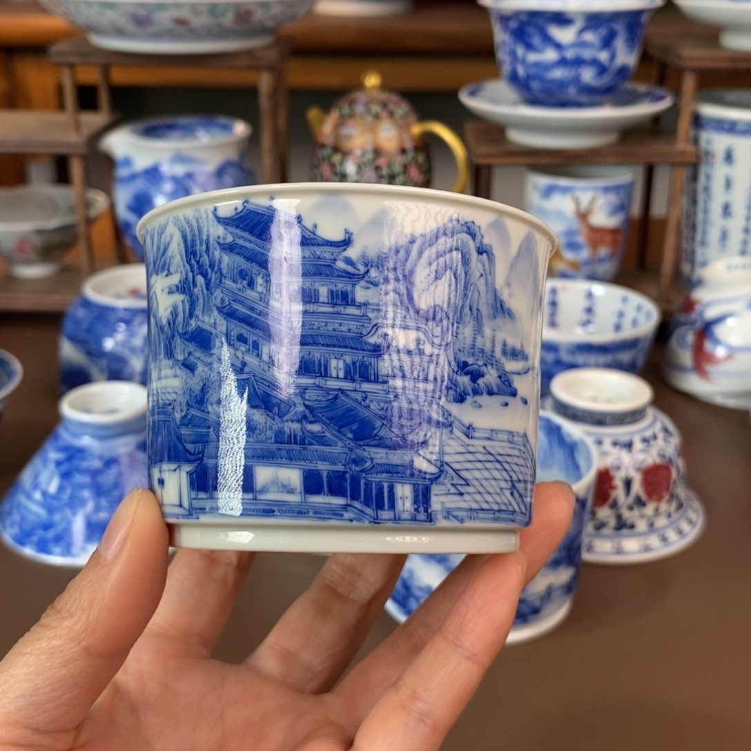 景德镇陶瓷手工手绘