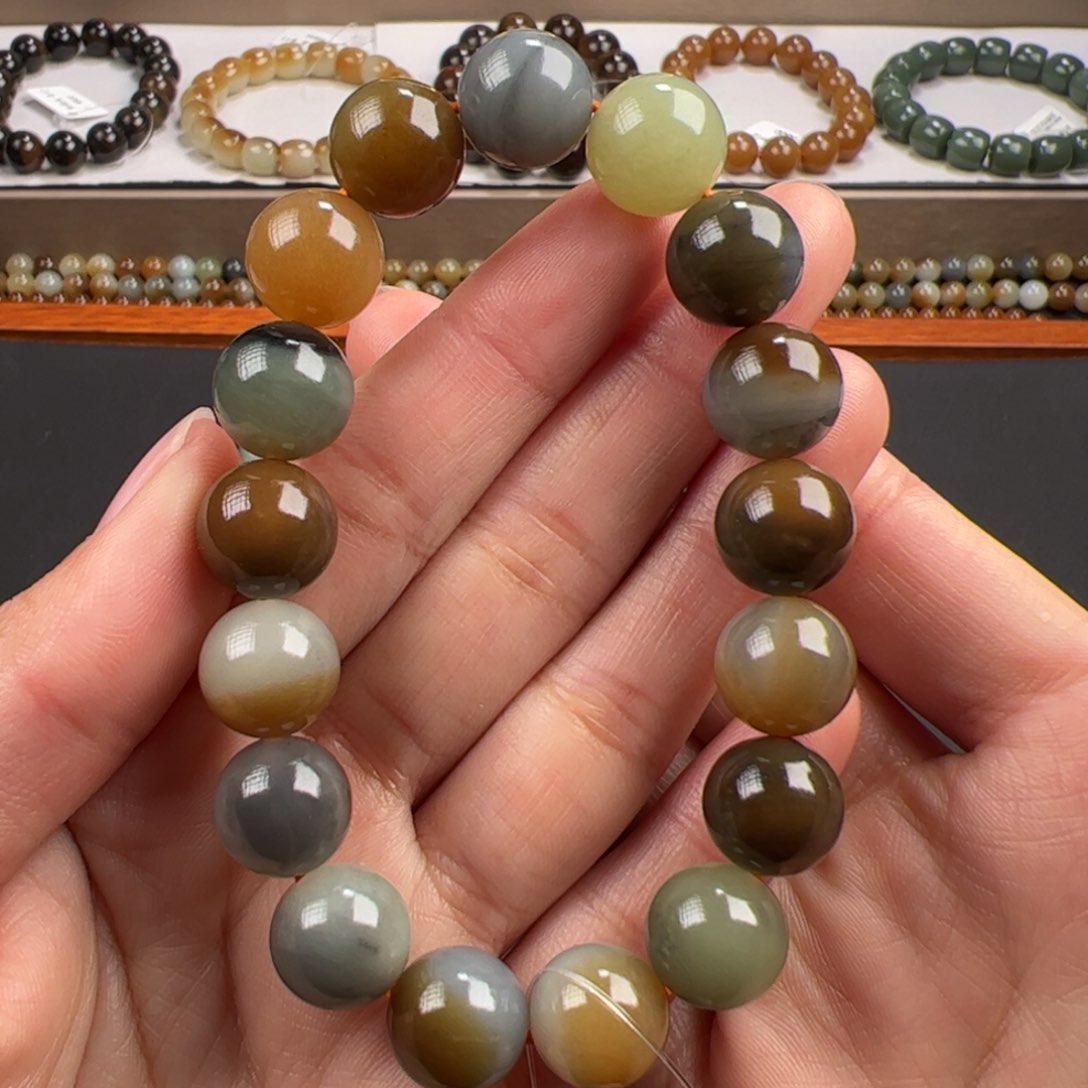 和田玉手链未镶嵌