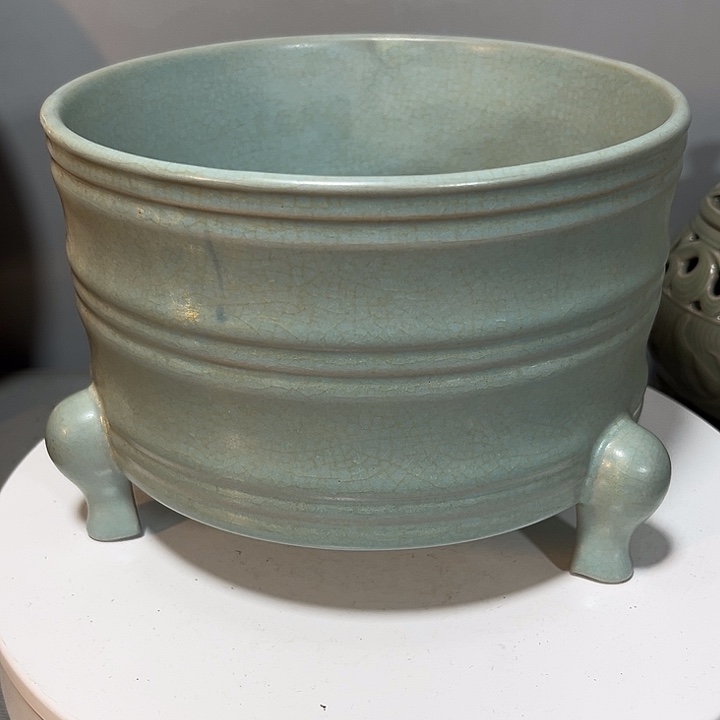 九***播瓷片清凉寺汝窑全品相淘瓷一件