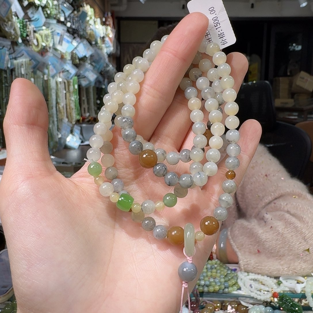 和田玉未镶嵌手链