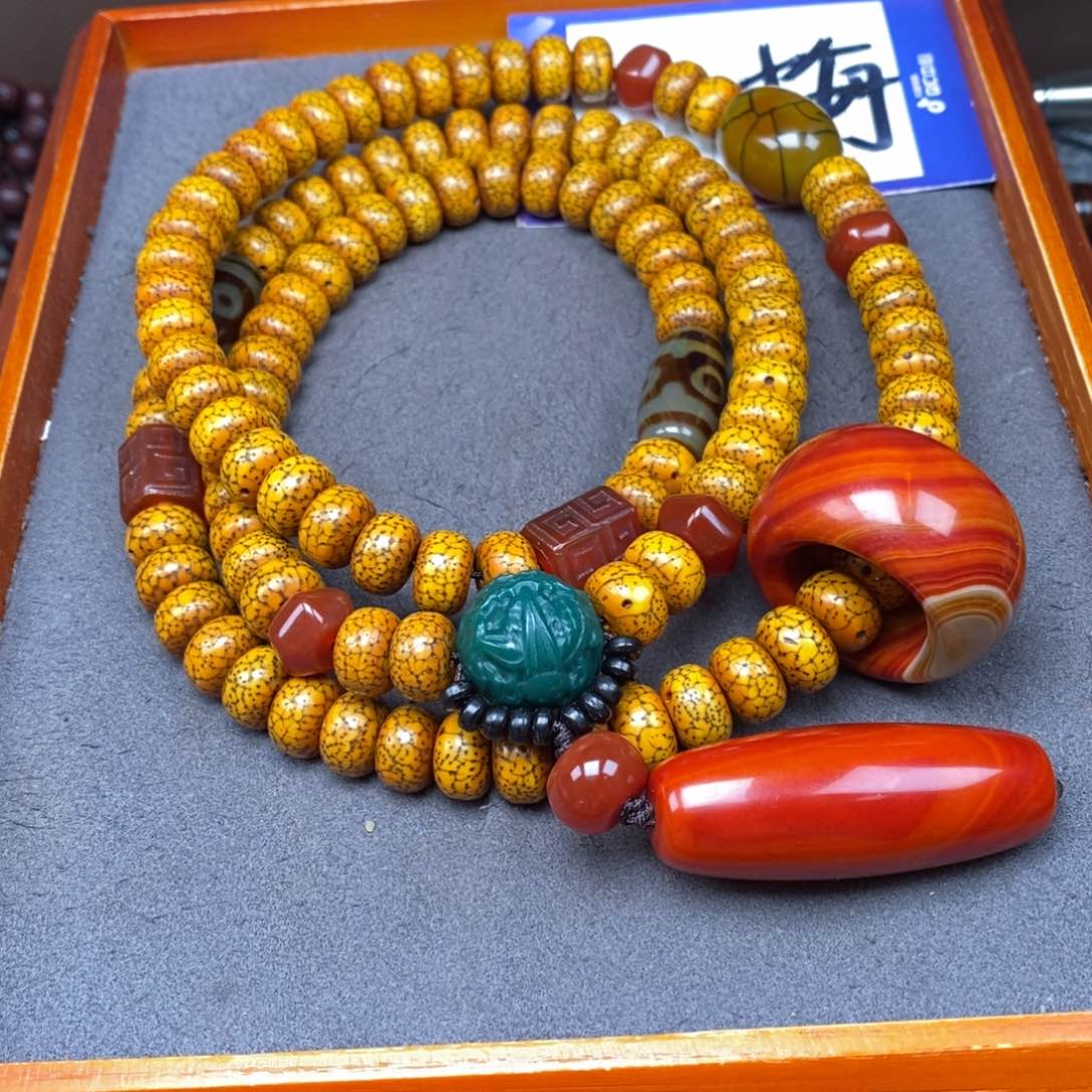 星月菩提吊坠颜*三星月