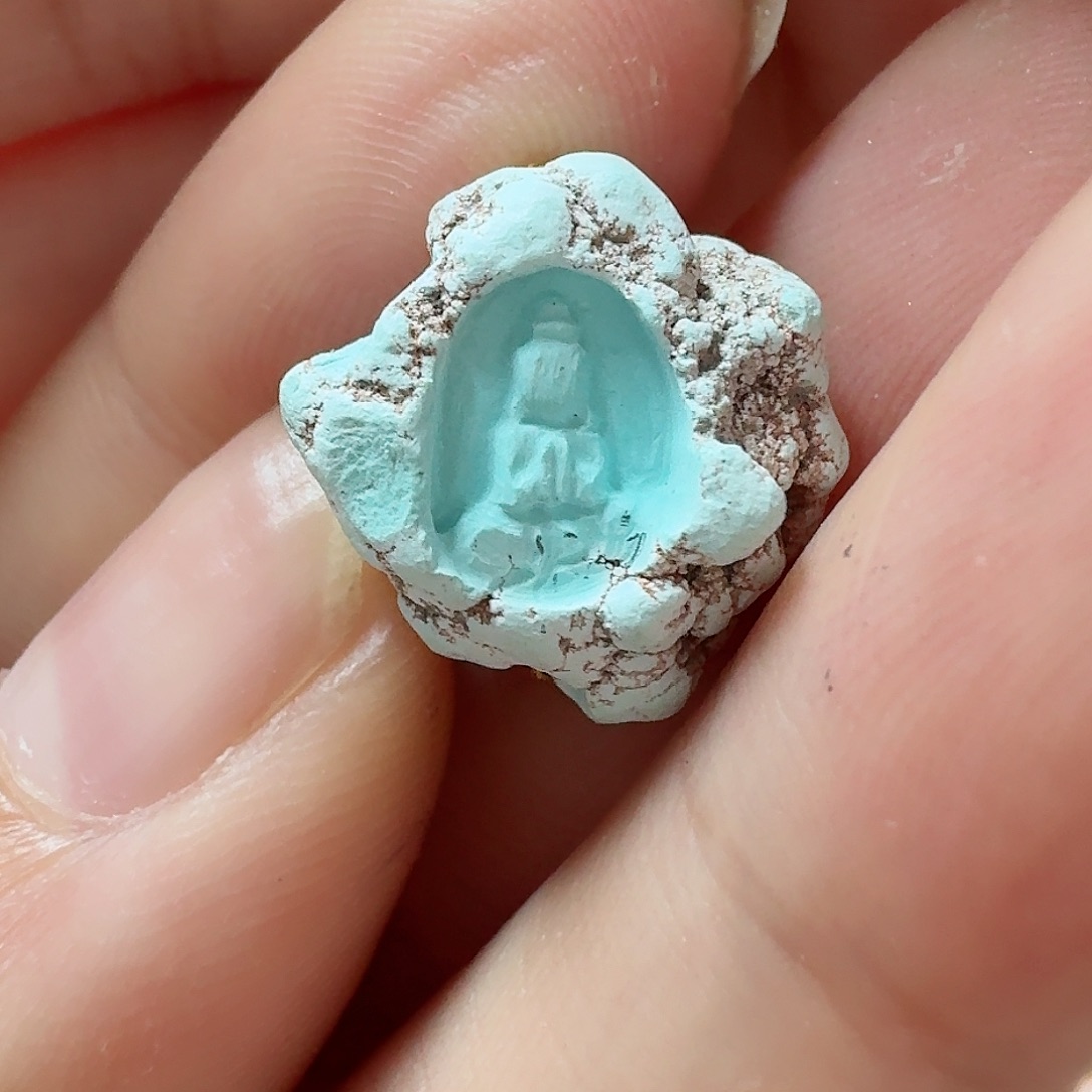 绿松石珠宝奇石未镶嵌