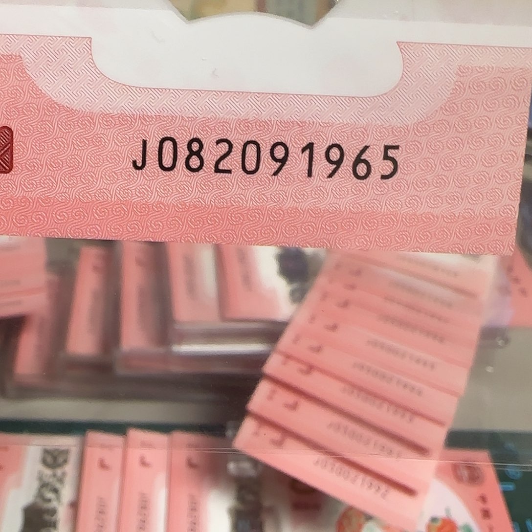 塑料蛇年纪念钞1965年