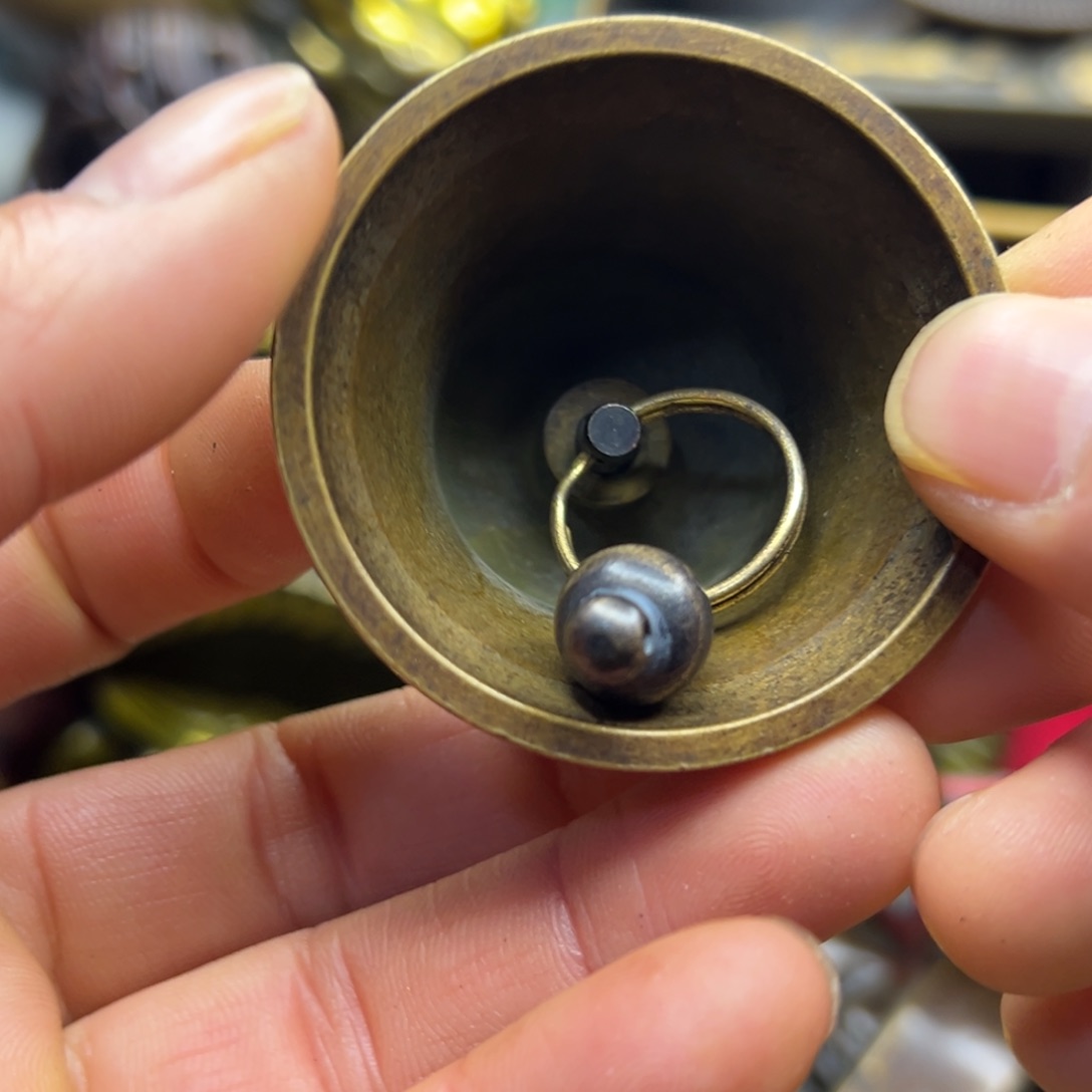 铜摆件欢迎欢迎你