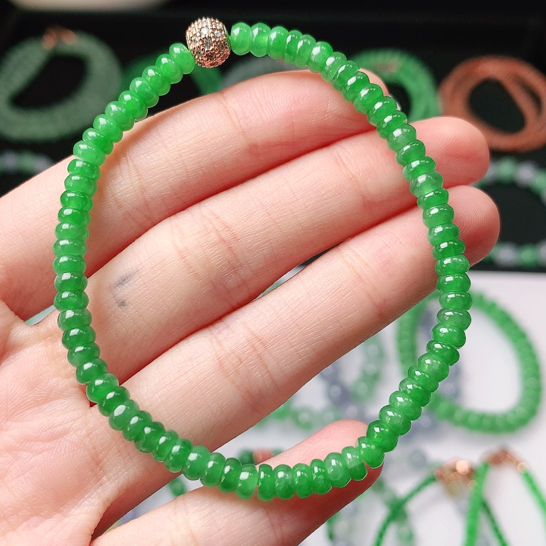 未镶嵌手链翡翠翡翠