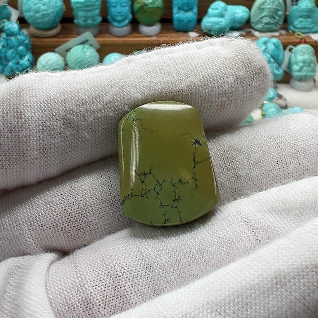 绿松石无事牌 未镶嵌