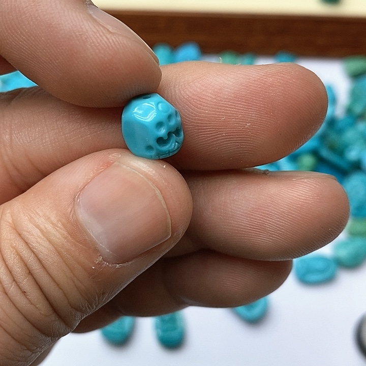 绿松石珠宝奇石未镶嵌