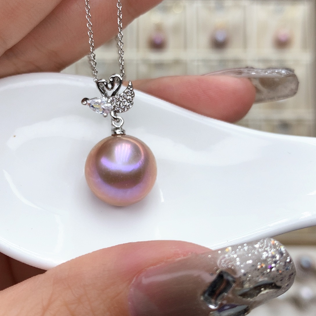 淡水珍珠吊坠(赠链)合金