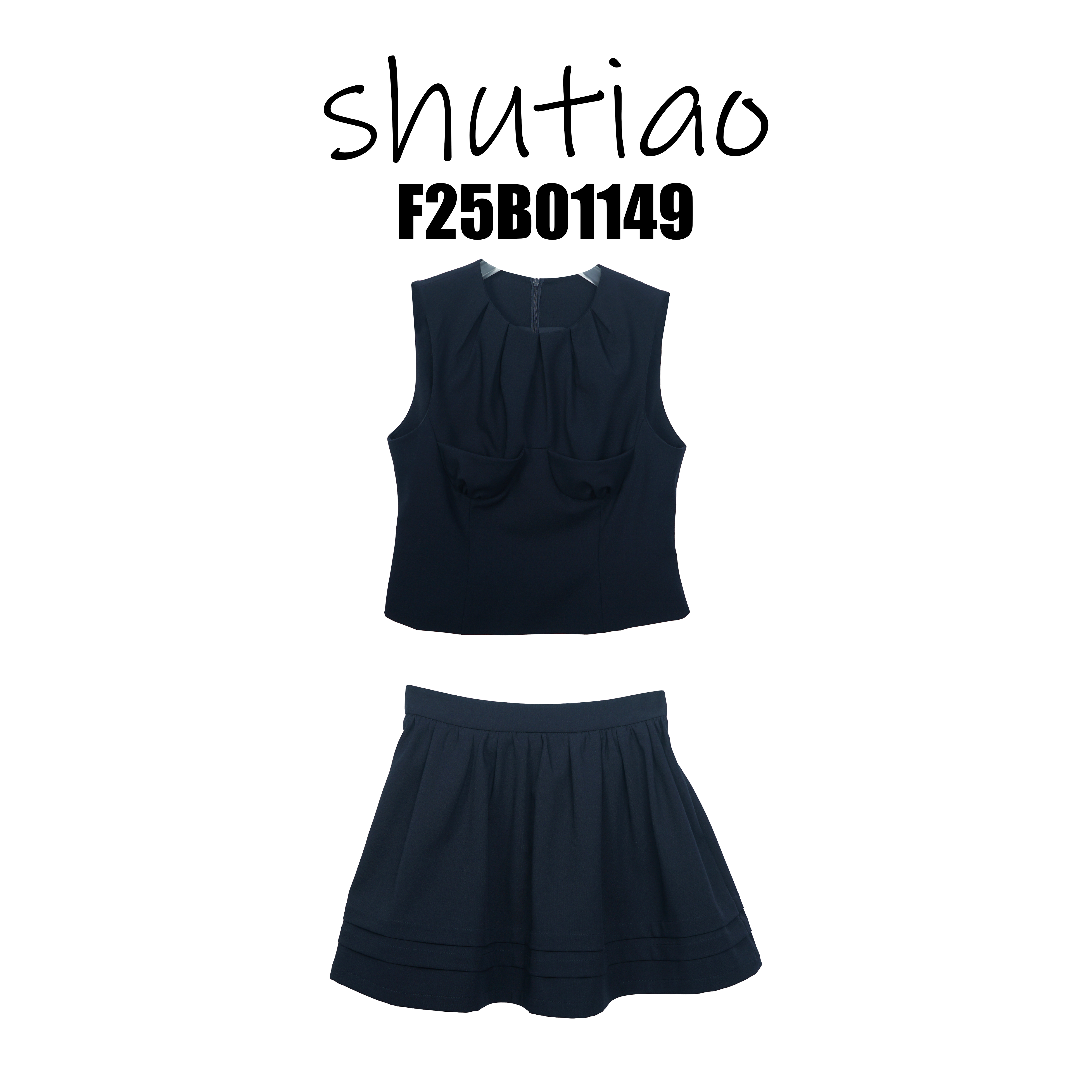 【SHUTIAO】2025春夏：新款小众设计款套装F25B01149