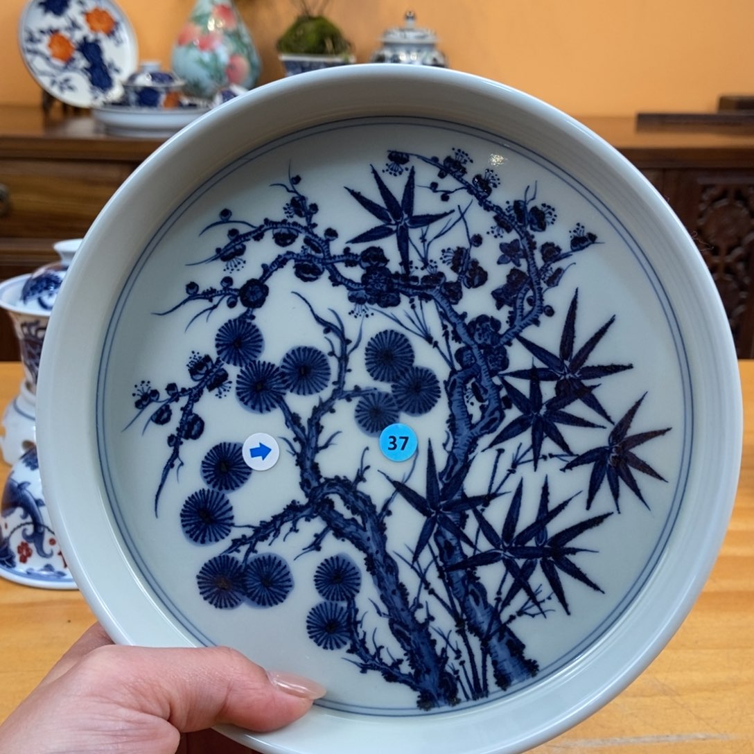 手绘现代茶具非古董