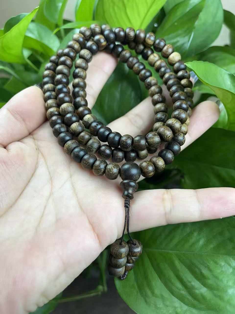 沉香越南芽庄白奇楠瘿子瘤疤8mm苹果珠