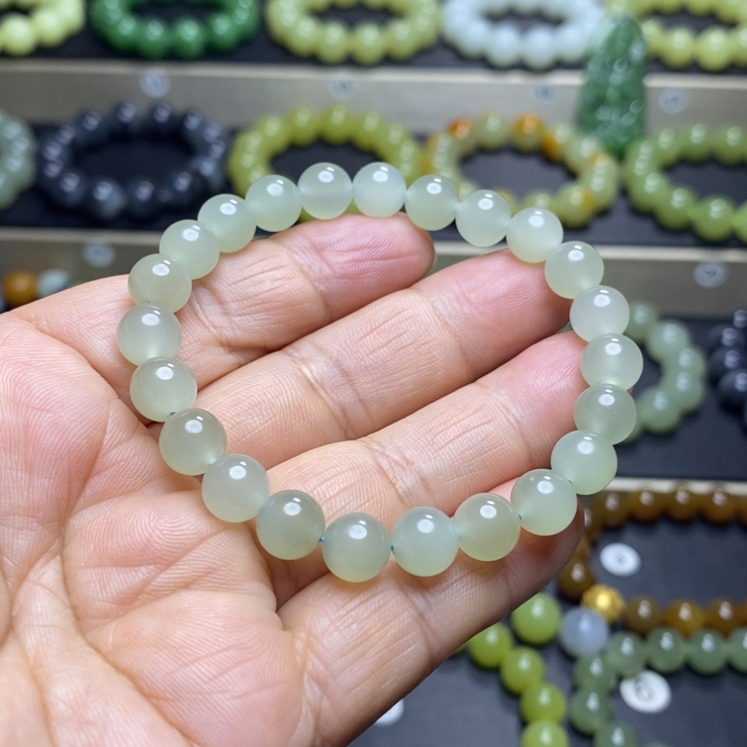 和田玉未镶嵌手串