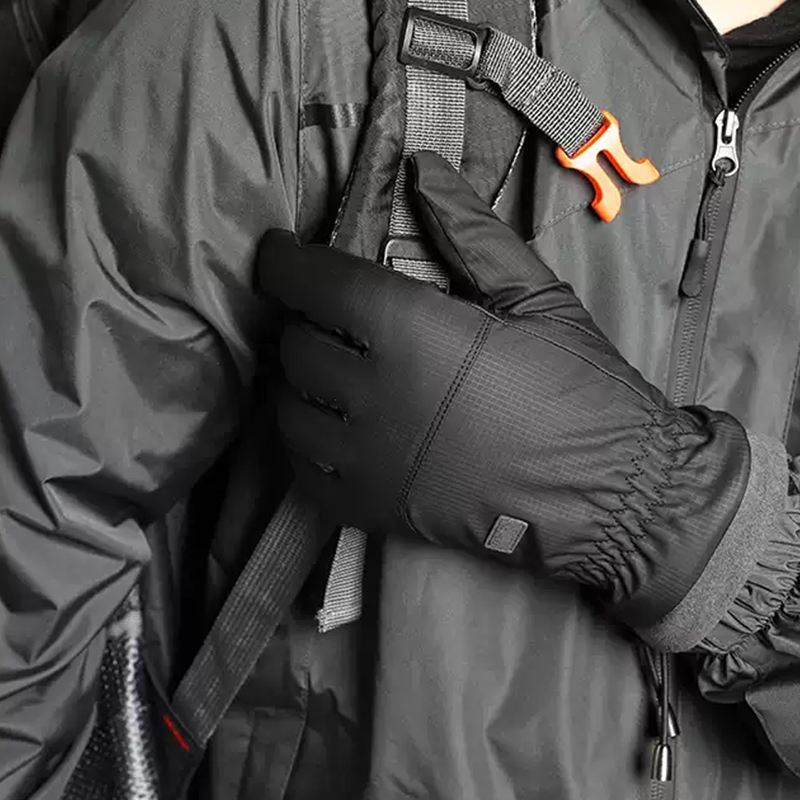 冬季触碰加绒保暖手套一双