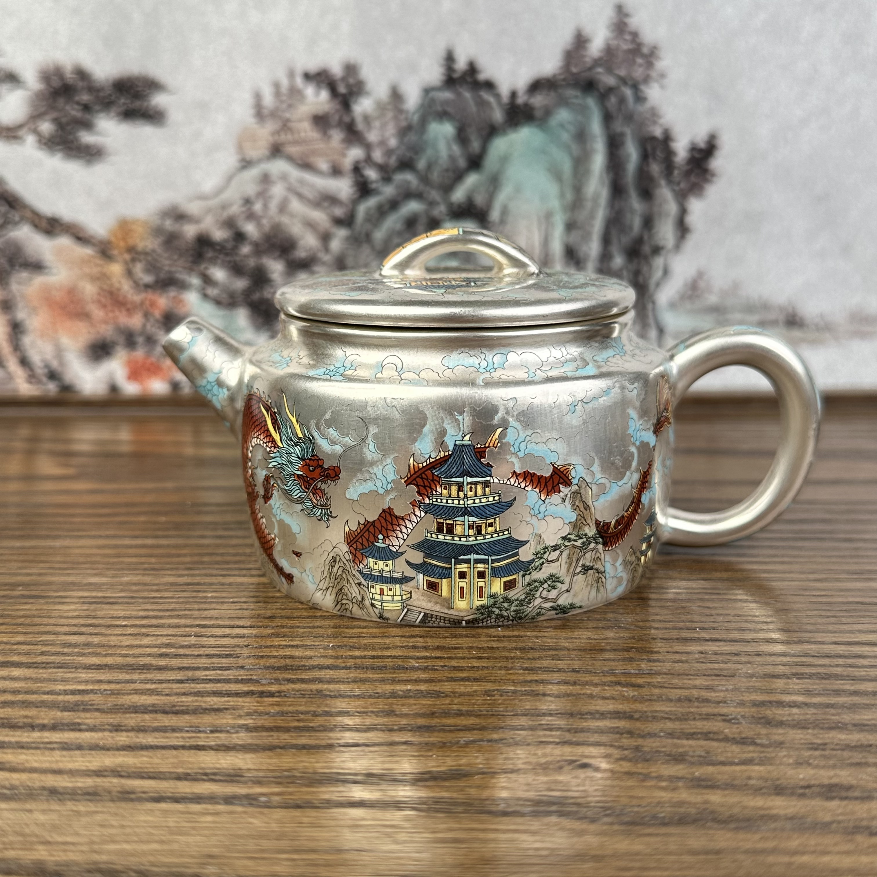 龙凤【汉瓦】壶 C0751