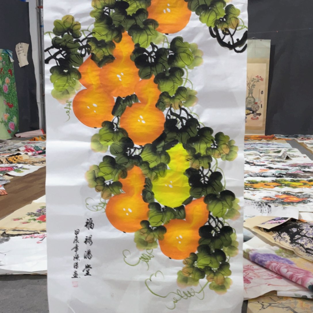 国画国画作品画心一张