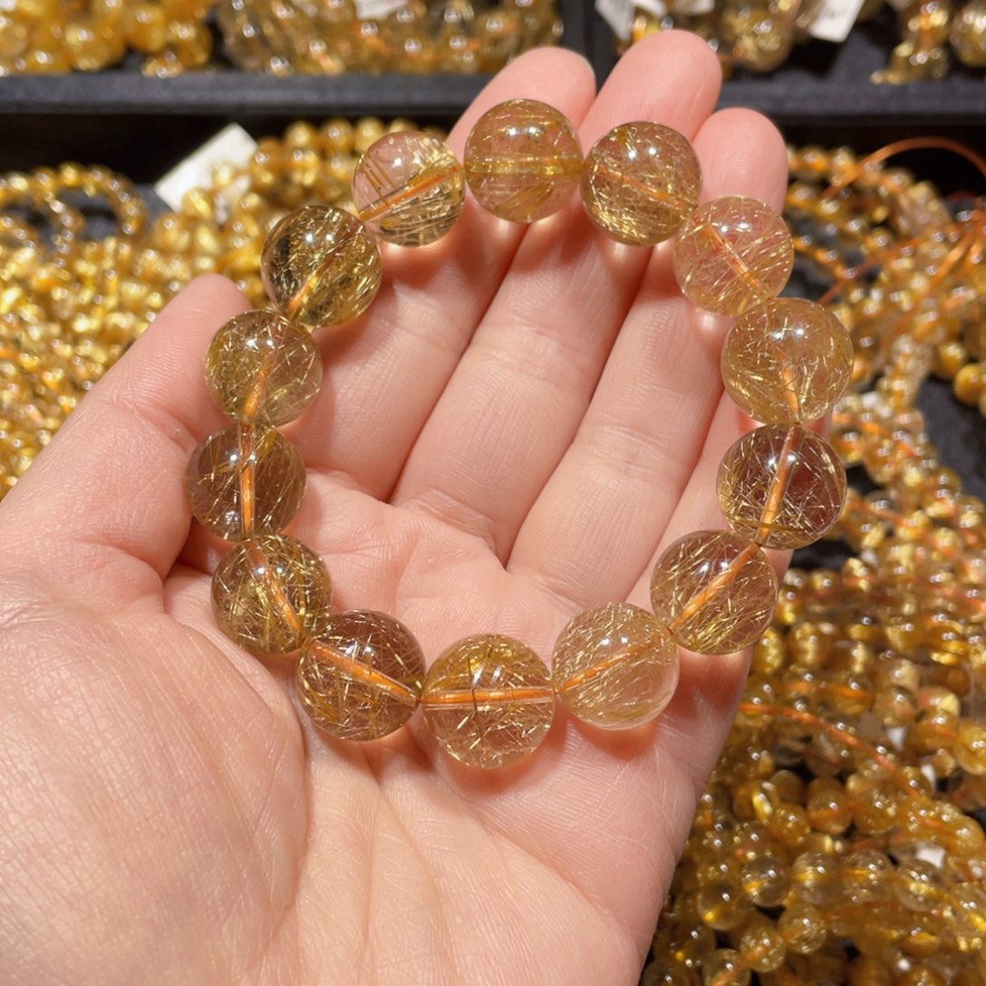 水晶手链未镶嵌天然水晶手链