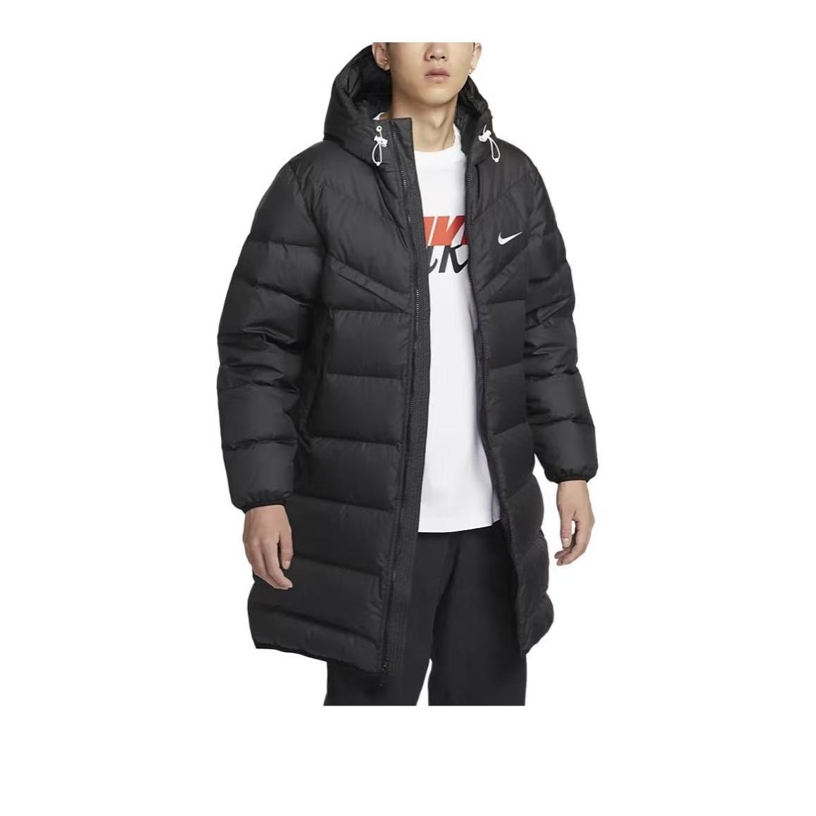 耐克/Nike Storm-FIT  保暖防风防水连帽羽绒服 男款 黑HQ4185010