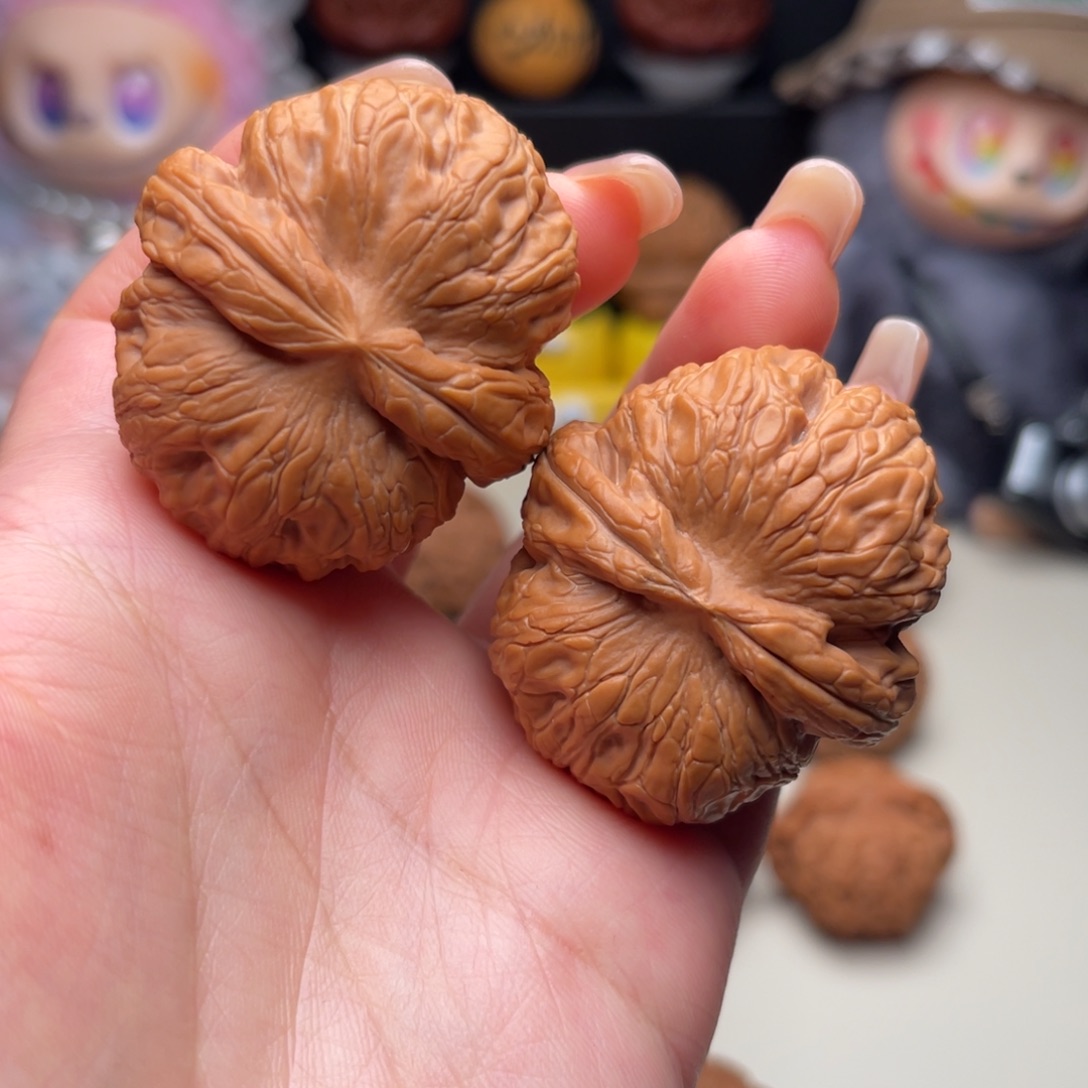 文玩核桃把件平谷元宝4F010