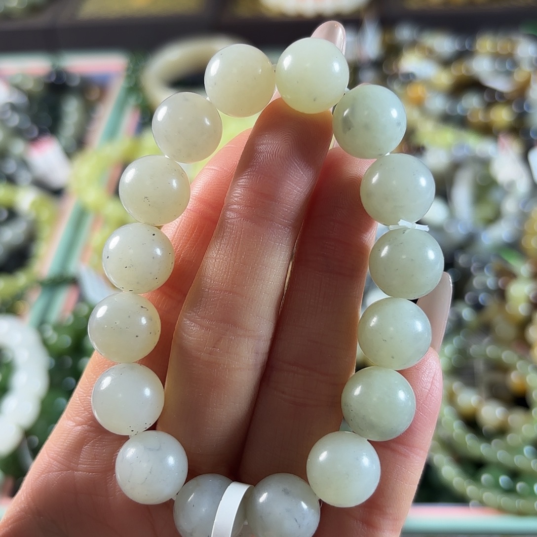 和田玉未镶嵌手链473