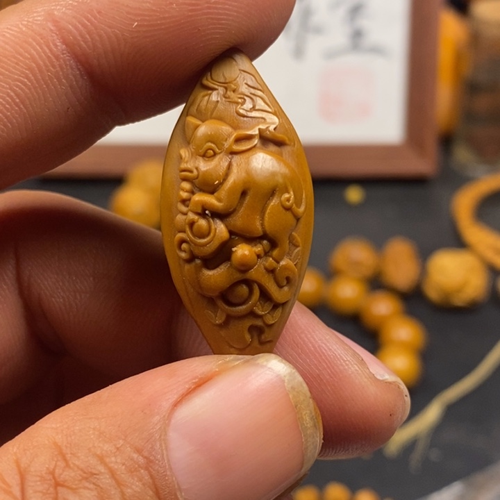 手串/手链橄榄核比****宝橄榄核生肖猪