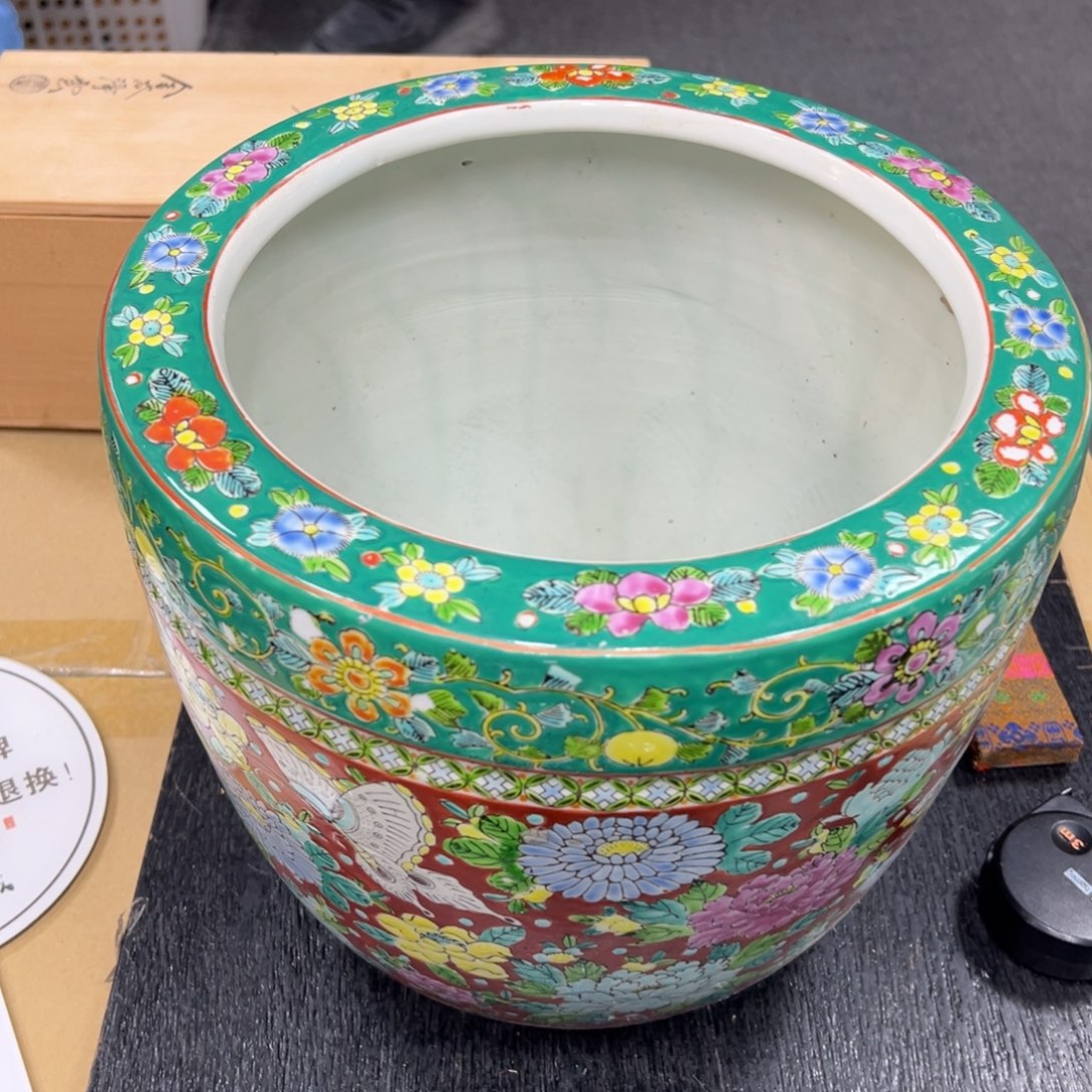知***乐陶瓷日本中古工艺品摆件