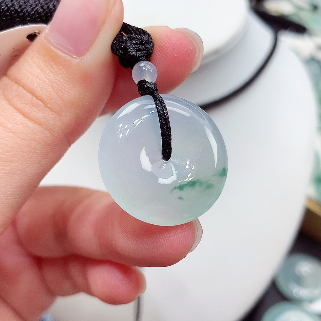 颈饰未镶嵌翡翠翡翠25，23/4.8