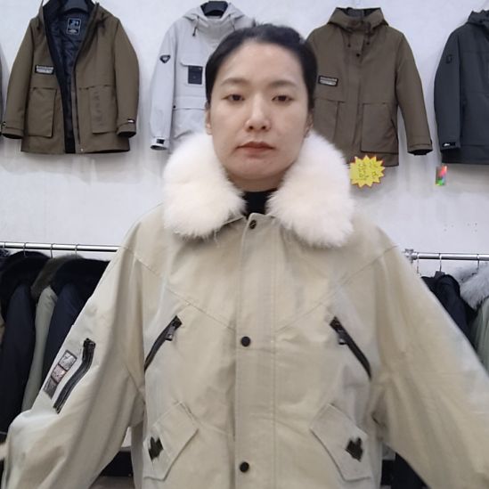 派克服休闲真皮真毛