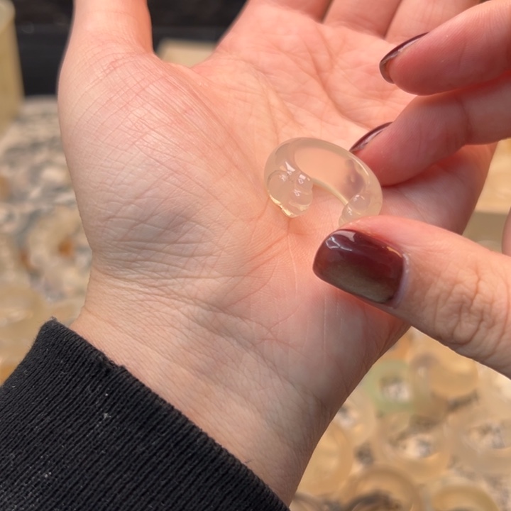 玛瑙/玉髓合金戒指61港13