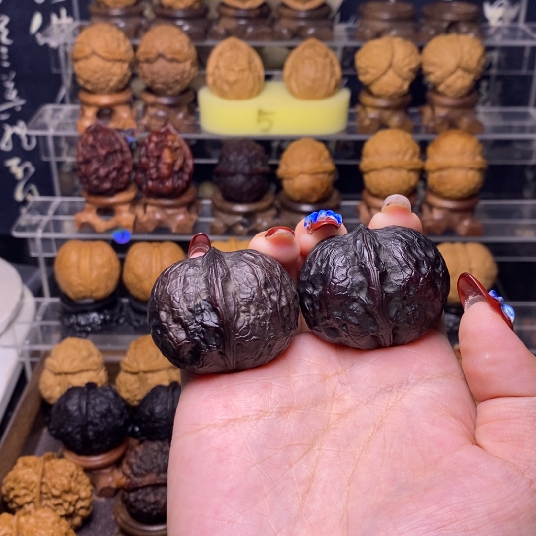 文玩核桃把件Z35玉罗汉40尺