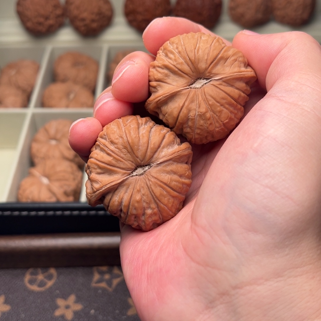 木***明1000南瓜墩文玩核桃 45木哥