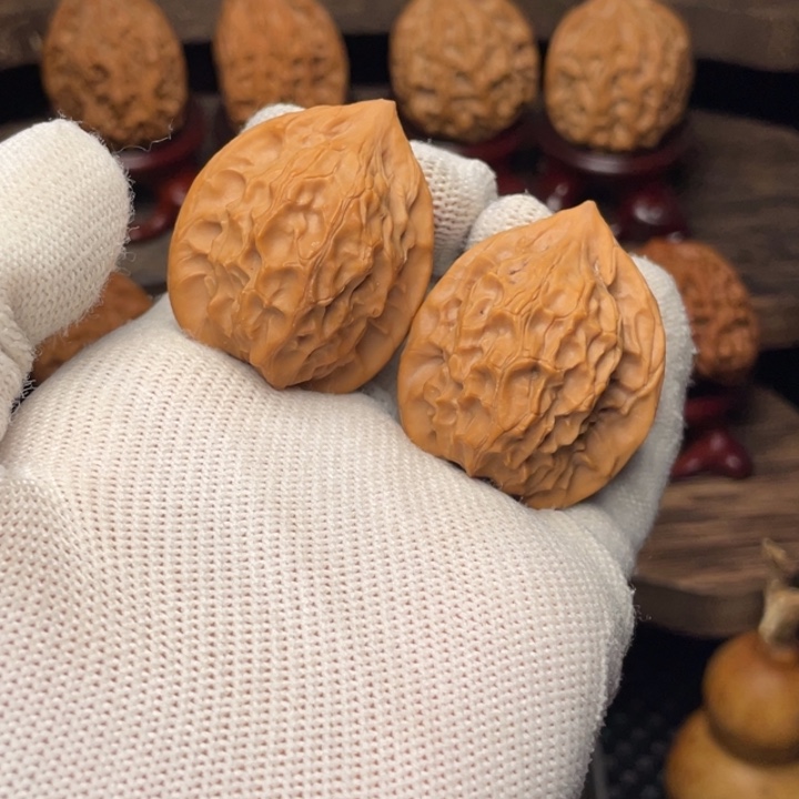 文玩核桃把件秦岭野生山魄系列剑槊31全